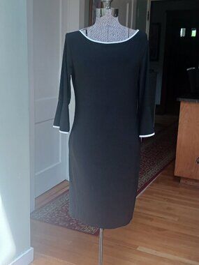 Black Dress w/ Bell Sleeves
